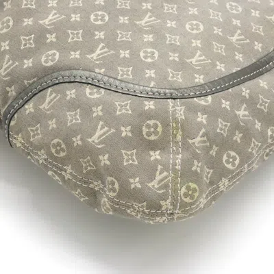 Pre-owned Louis Vuitton Angèle Grey Canvas Shoulder Bag ()