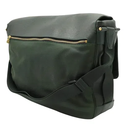 Pre-owned Louis Vuitton Dersou Green Leather Shoulder Bag ()