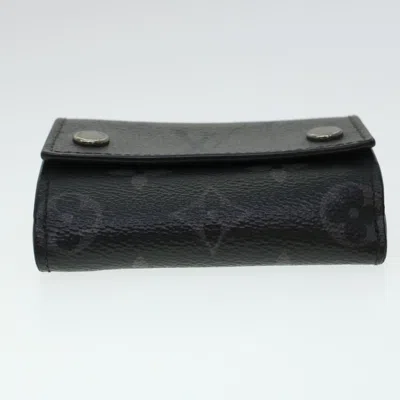 Pre-owned Louis Vuitton Discovery Black Canvas Wallet  ()