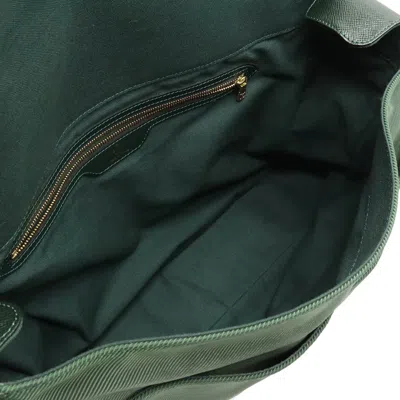LOUIS VUITTON Pre-owned Dersou Green Leather Shoulder Bag ()