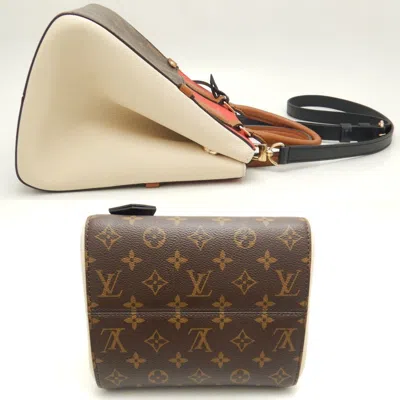 Pre-owned Louis Vuitton Fold Pm Brown Canvas Tote Bag ()