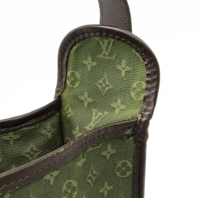 Pre-owned Louis Vuitton Mary Kate Green Canvas Shoulder Bag ()