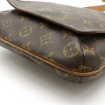 Pre-owned Louis Vuitton Musette Salsa Brown Canvas Shoulder Bag ()