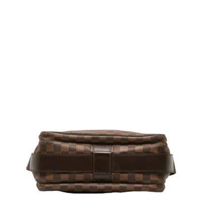 Pre-owned Louis Vuitton Naviglio Brown Canvas Shoulder Bag ()