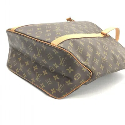 Pre-owned Louis Vuitton Shopping Brown Canvas Shoulder Bag ()