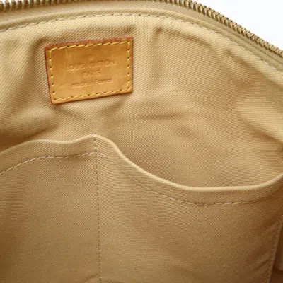 Pre-owned Louis Vuitton Siracusa White Canvas Shoulder Bag ()