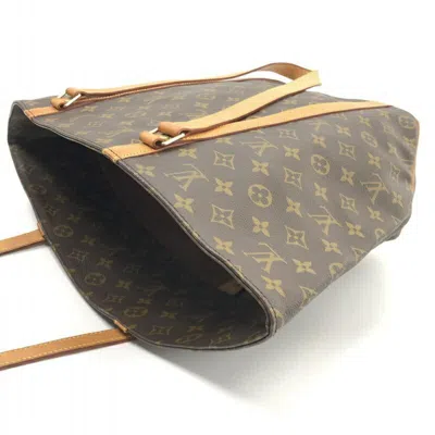 Pre-owned Louis Vuitton Shopping Brown Canvas Shoulder Bag ()