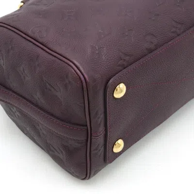Pre-owned Louis Vuitton Speedy Bandoulière 25 Purple Leather Shoulder Bag ()