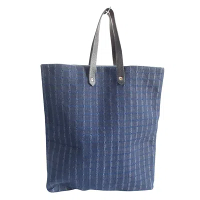 Shop Hermes Ahmedabad Cotton Tote Bag () In Blue