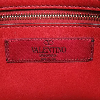 Shop Valentino Garavani Vltn Navy Leather Shopper Bag ()
