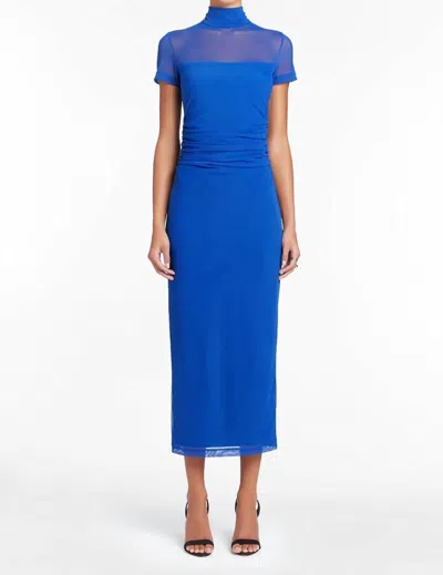 Shop Amanda Uprichard Dominique Dress In Cobalt In Blue