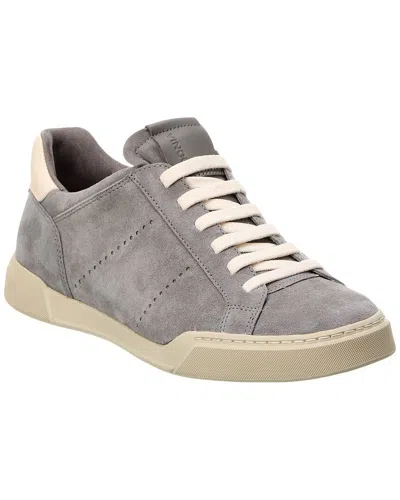 Shop Vince Mercer Suede Sneaker In Grey