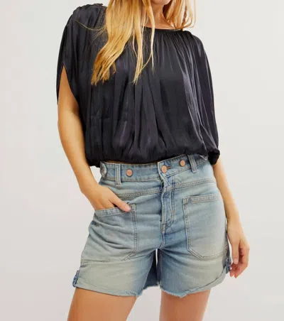 Shop Free People Double Take Top In Blue