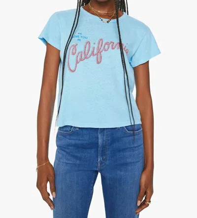 Shop Mother The Sinful California Shirt In Blue