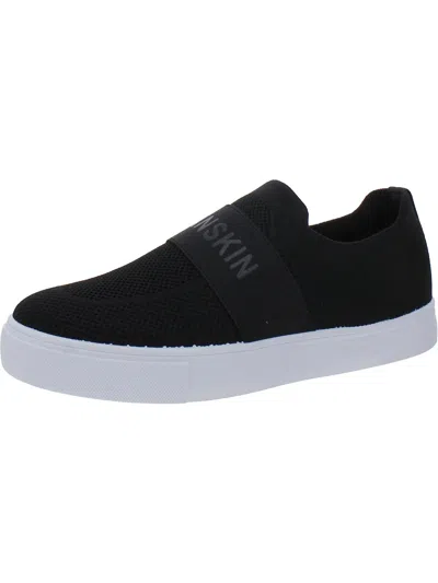 Shop Danskin Swift Womens Slip On Lifestyle Casual And Fashion Sneakers In Black