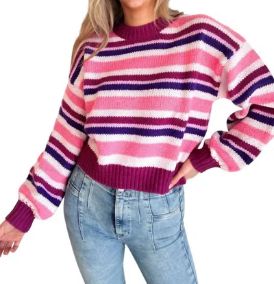 Shop In The Beginning Sugar And Spice Sweater In Pink