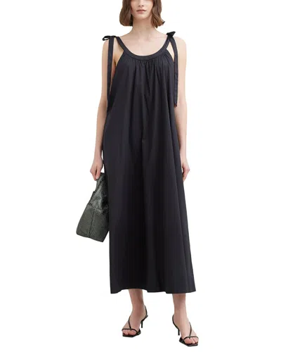 Shop Modern Citizen Rey Tie-shoulder Maxi Dress In Black