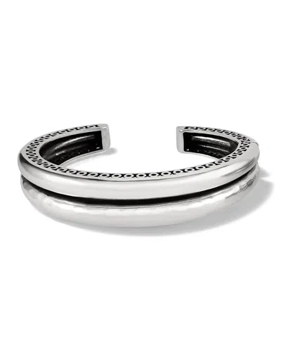 Shop Brighton Inner Circle Double Hinged Bangle In Silver