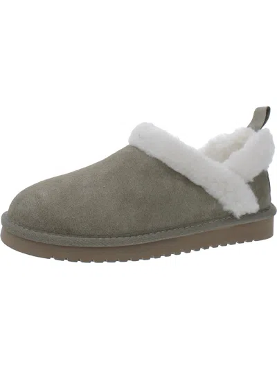 Koolaburra Womens Suede Cozy Booties In Multi