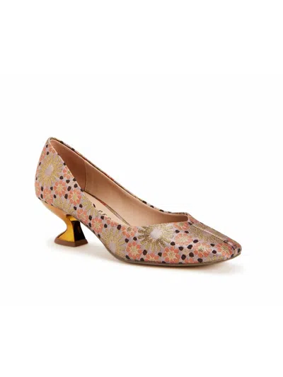 Shop Katy Perry The Laterr Womens Faux Leather Square Toe Pumps In Multi