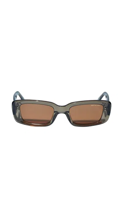 Shop Dmy By Dmy Preston Sunglasses In Olive Green