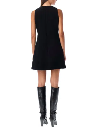Shop Etro Mini Dress In Black