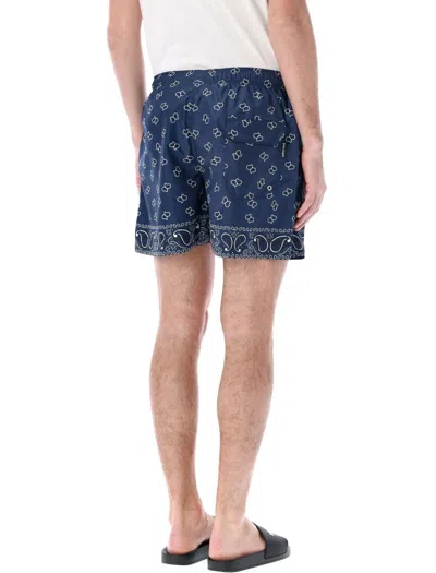 Shop Palm Angels Pasley Swimshort In Blue