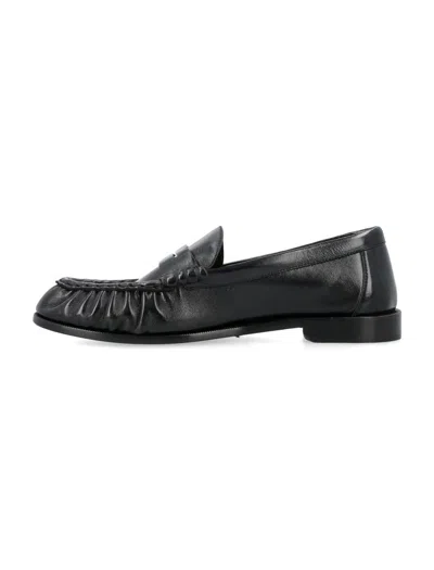 Shop Saint Laurent Penny Loafer In Black