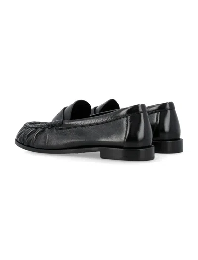 Shop Saint Laurent Penny Loafer In Black