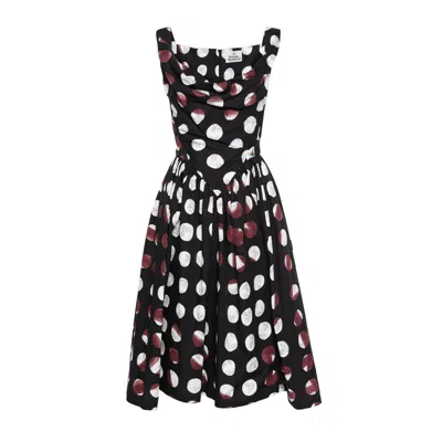 Shop Vivienne Westwood Polka Dot Dress In O313