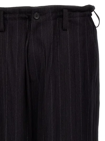 Shop Yohji Yamamoto A-r Coin Pockets Pants Black