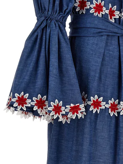 Shop Flora Sardalos Amorgos Dresses Light Blue