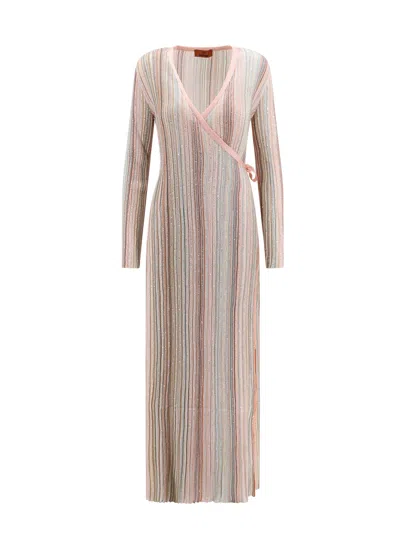 Shop Missoni Long Dress With All-over Sequin