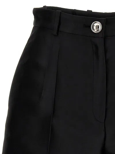 Shop Giambattista Valli Satin Shorts Bermuda, Short Black