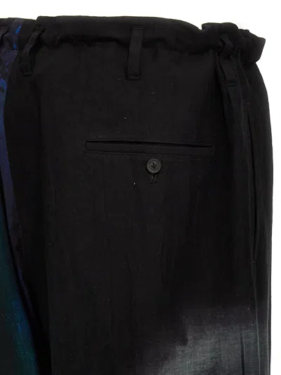Shop Yohji Yamamoto U-fountain Pt Pants Black