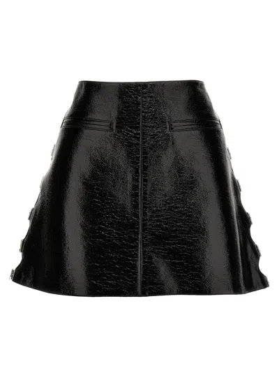 Courrèges Multi Sangle Vynil Mini Skirt