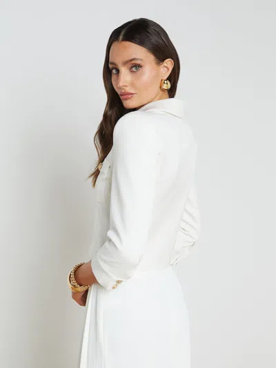 Shop L Agence Kumi Cropped Jacket In White