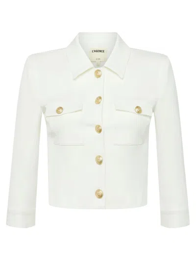 L'agence Kumi Button-fastening Jacket In White