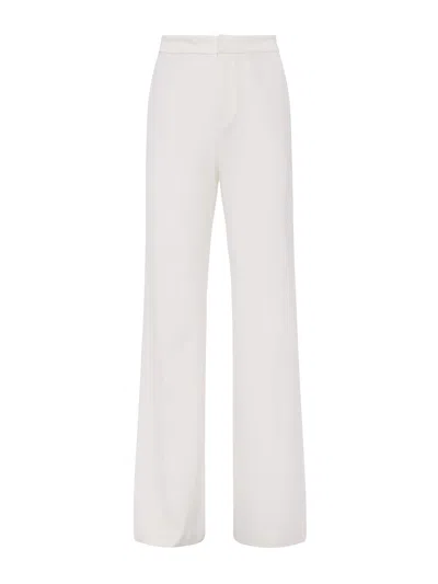 Shop L Agence Livvy Straight-leg Trouser In White