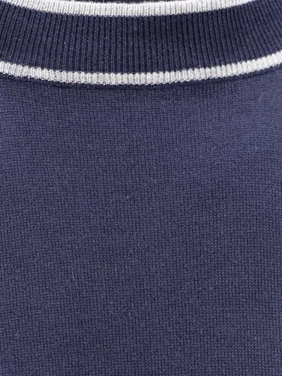 Shop Brunello Cucinelli Man Sweater Man Blue Knitwear