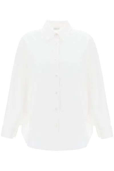 Shop Dries Van Noten Casio Oversized Shirt Women In White
