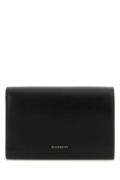 Shop Givenchy Woman Black Leather 4g Wallet