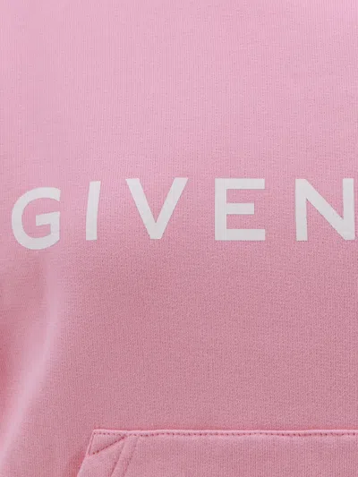 Shop Givenchy Woman Sweatshirt Woman Pink Sweatshirts