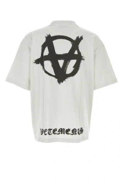 Shop Vetements Unisex Light Grey Cotton Oversize T-shirt In Gray