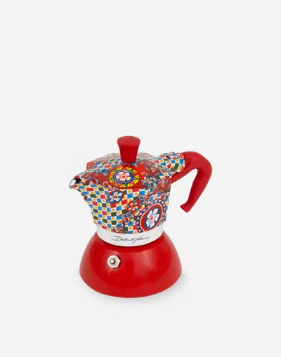 Dolce & Gabbana Moka Induction Small Bialetti Dolce&gabbana In Multicolor