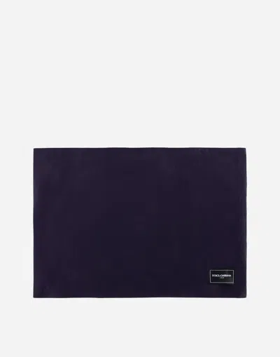 Dolce & Gabbana Set Linen Placemat And Napkin In Multicolor