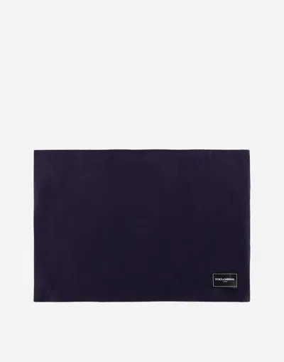 Dolce & Gabbana Set Linen Placemat And Napkin In Multicolor