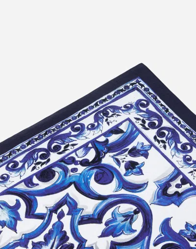 Dolce & Gabbana Set Linen Placemat And Napkin In Multicolor
