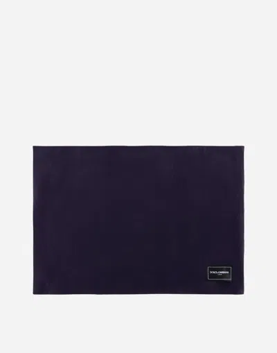 Dolce & Gabbana Set Linen Placemat And Napkin In Multicolor