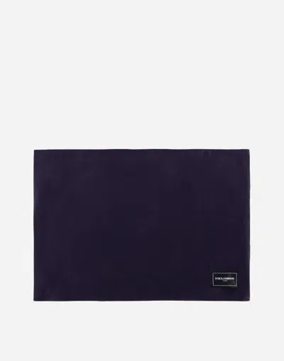 Dolce & Gabbana Set Linen Placemat And Napkin In Multicolor